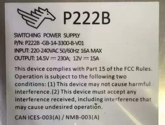 Whatspower P222B Power Supply PSU For Whatsminer M30s M31S M50 M50S Series
