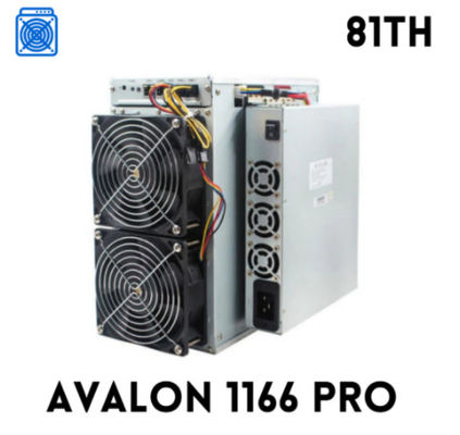 Avalonminer Canaan Avalon A1166 Pro BTC Mining Machine 68th 72th 75th 78th 81th