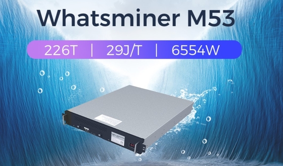 Whatsminer M53 226t 226th/S 6554W 29J/TH BTC Miner Machine